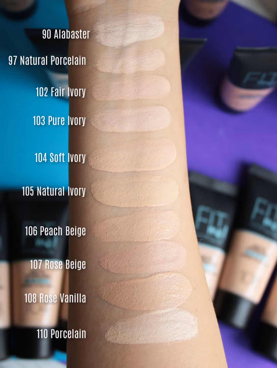 کرم پودر میبلین فیت می maybelline fit me