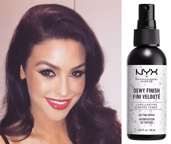 اسپری فیکساتور آرایش نیکس nyx dewy finish