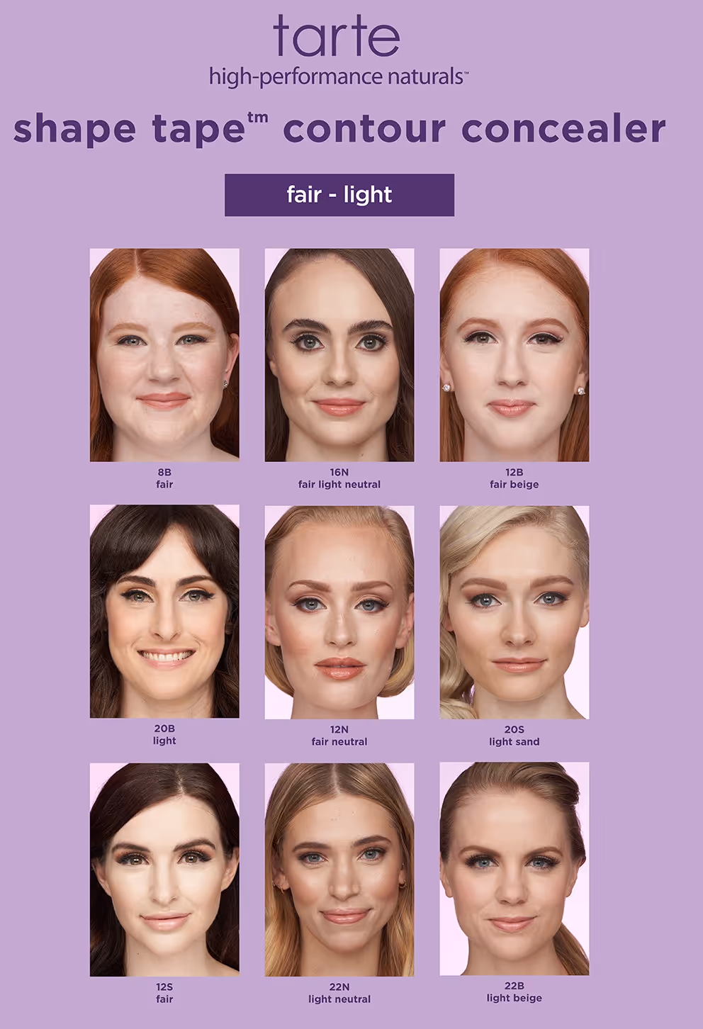 کانسیلر تارت tarte shape tape شماره 22n رنگ