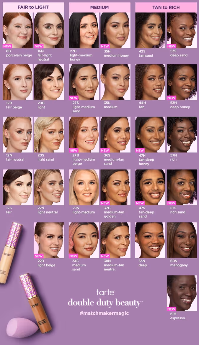 کانسیلر تارت tarte shape tape شماره 29n رنگ