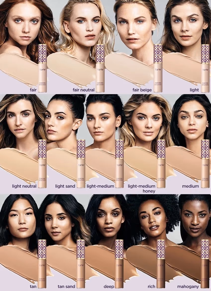 کانسیلر تارت tarte shape tape شماره 12n رنگ