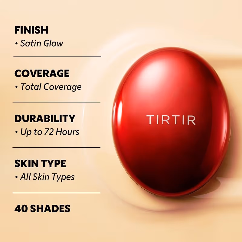 کوشن تیرتیر tirtir mask fit red cushion رنگ