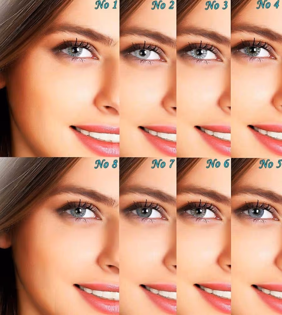 لنز آرایشی رنگی گریس سبز خاکستری grace 18