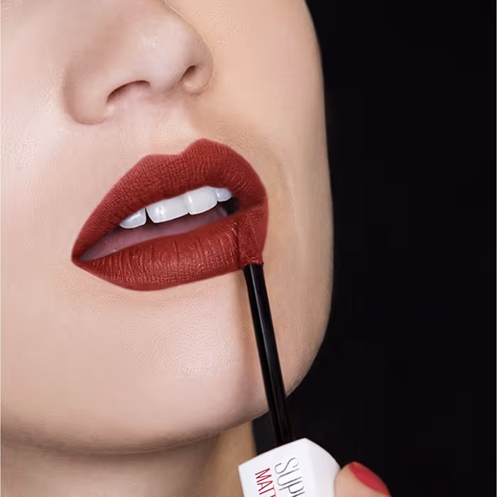 رژ لب مایع مات میبلین super stay matte شماره
