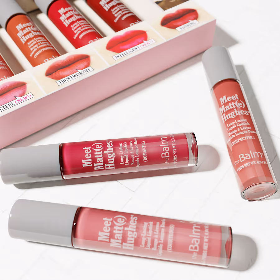 ست رژ لب مایع د بالم the balm meet matte