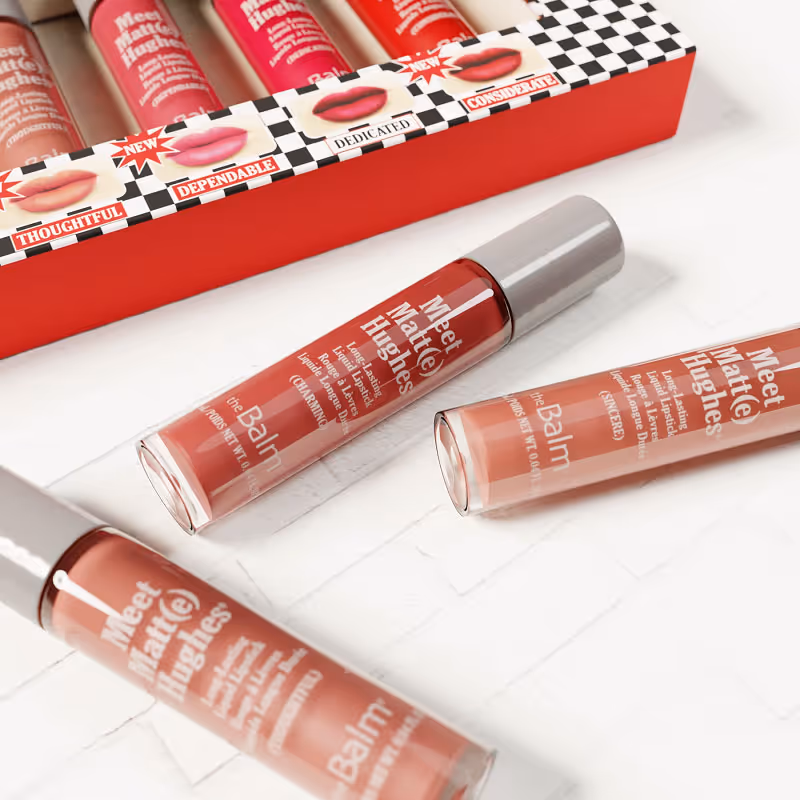 ست رژ لب مایع د بالم the balm meet matte