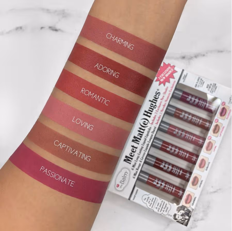 ست رژ لب مایع د بالم the balm meet matte