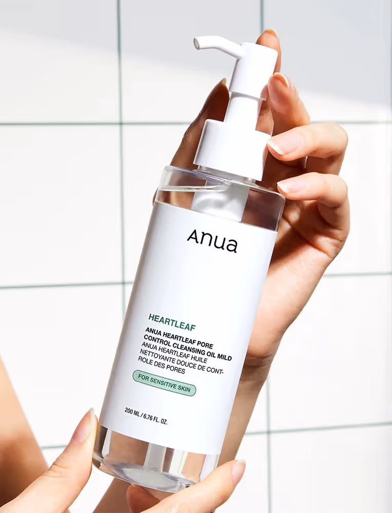 شوینده روغنی پوست حساس آنوا anua heartleaf