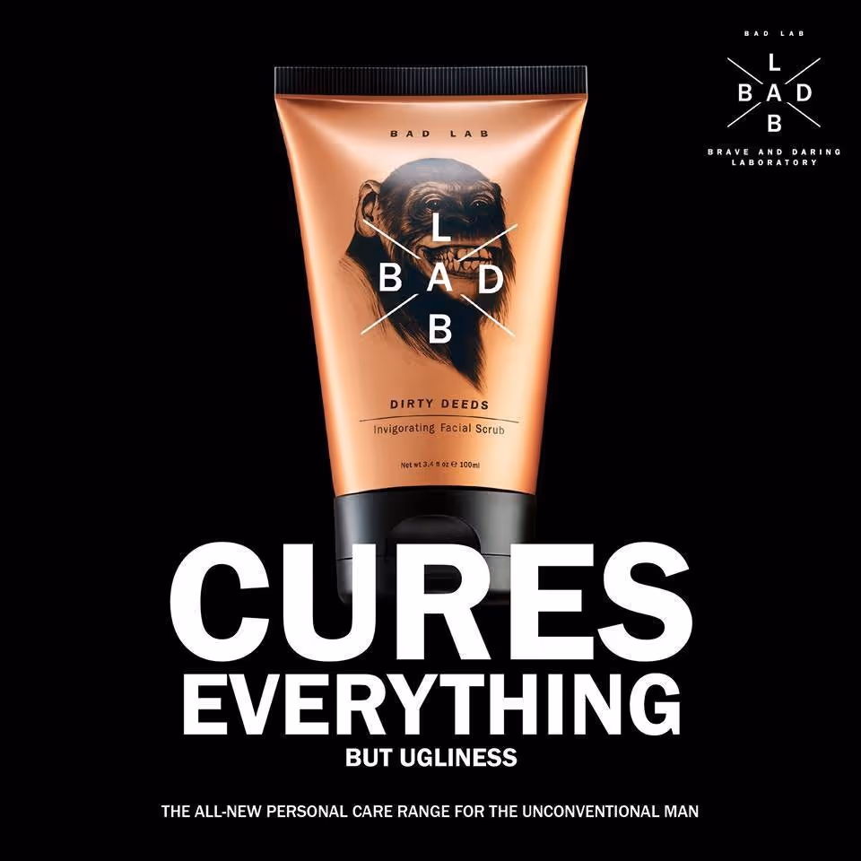 اسکراب صورت آقایان بد لب bad lab dirty deeds