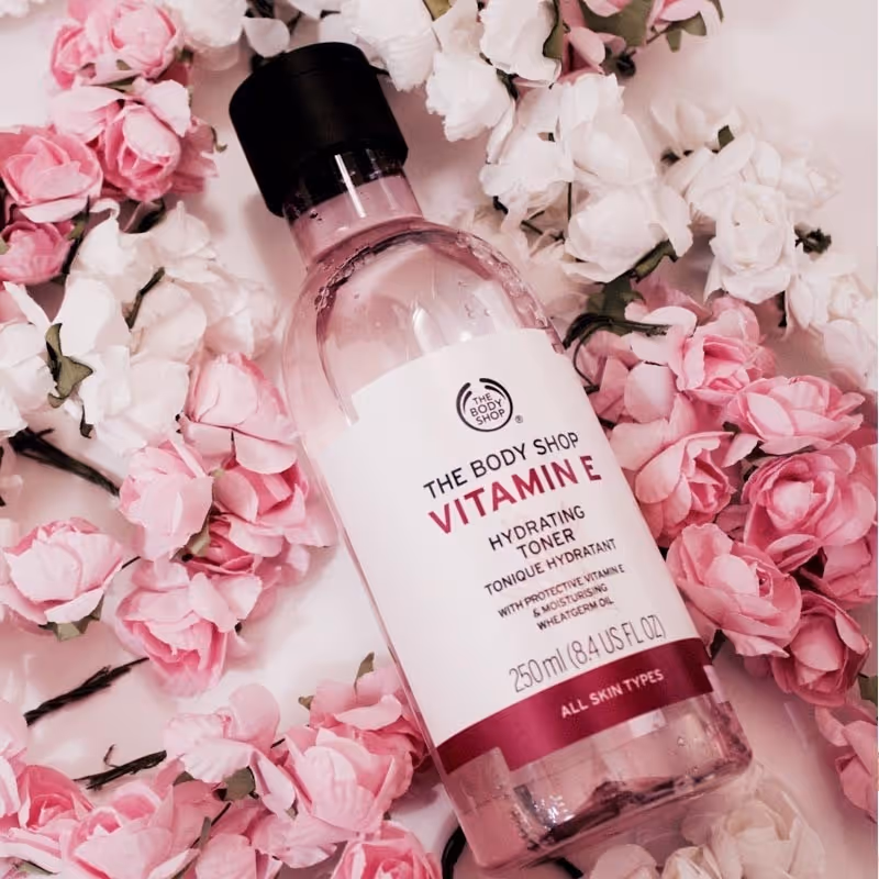 تونر آبرسان ویتامین e بادی شاپ the body shop