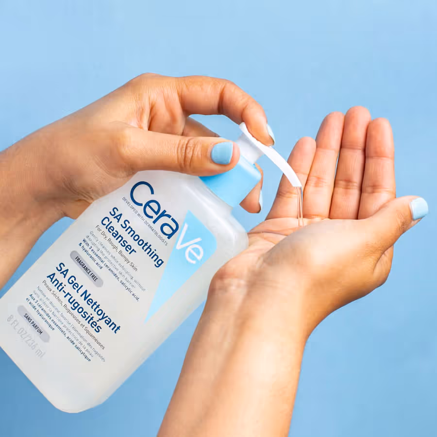 ژل شوینده پوست خشک ناهموار سراوی cerave sa