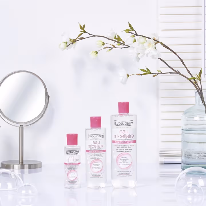 میسلار واتر پوست خشک حساس اولودرم evoluderm