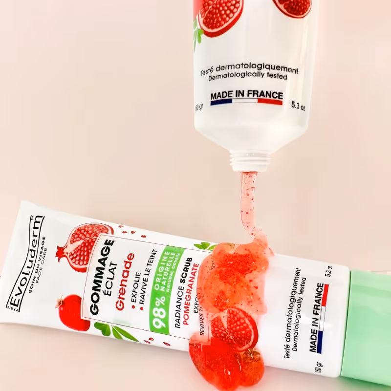 اسکراب صورت انار اولودرم evoluderm