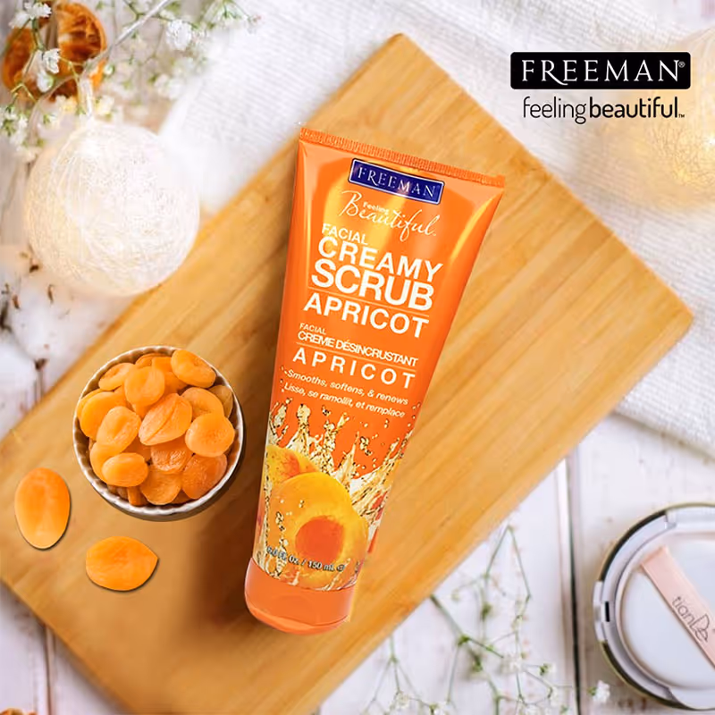 اسکراب کرمی زردآلو فریمن freeman apricot