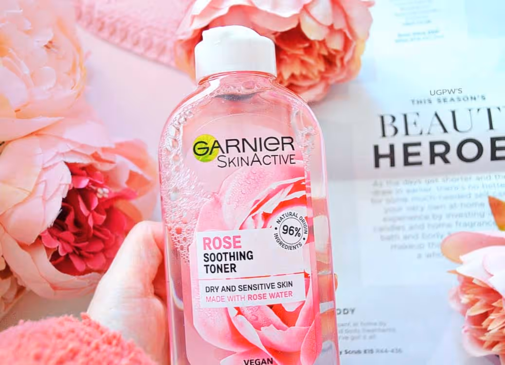 تونر تسکین دهنده گل رز گارنیه garnier rose