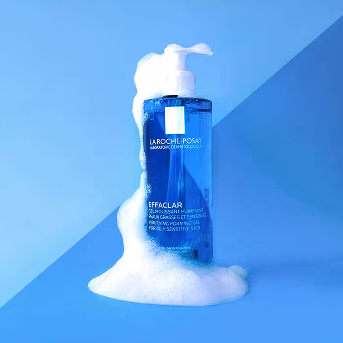 ژل شوینده پوست چرب حساس لاروش پوزای la roche