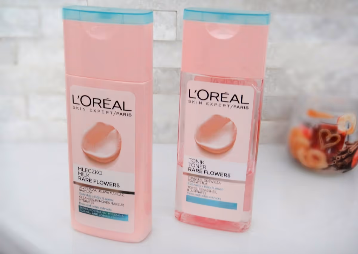 شیر پاک کن لورال loreal rare flowers