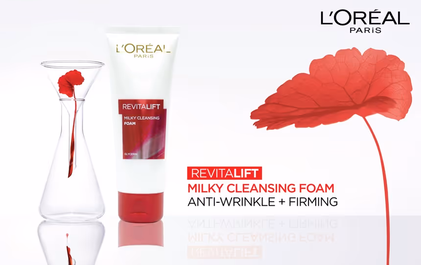 فوم پاک کننده صورت لورال رویتالیفت loreal