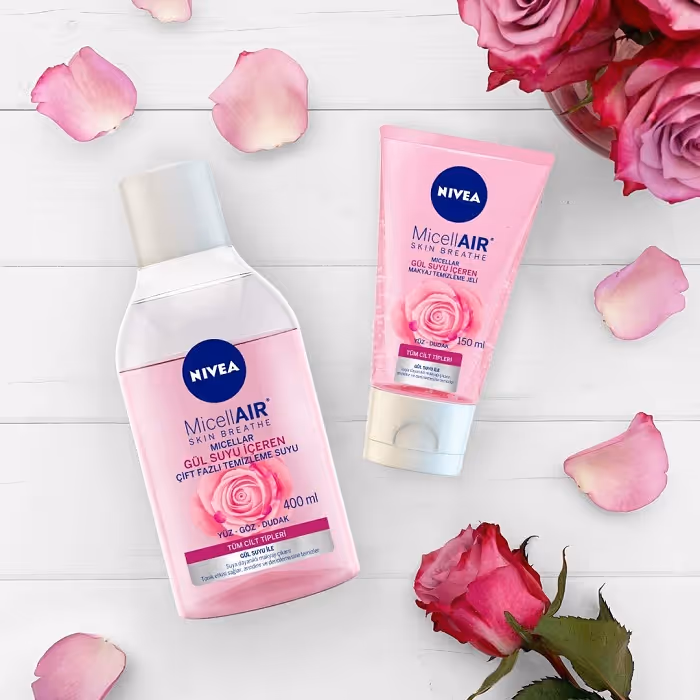 میسلار واتر دوفاز پاک کننده آرایش نیوا nivea