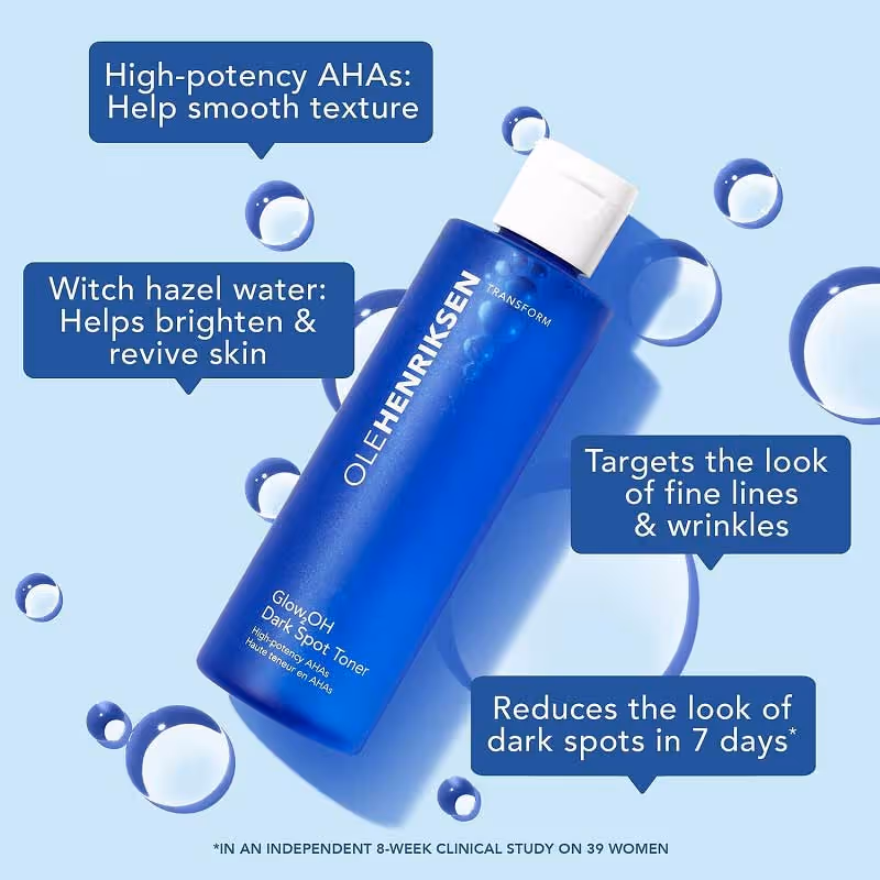 تونر ضد لک اولی هنریکسن ole henriksen glow2oh
