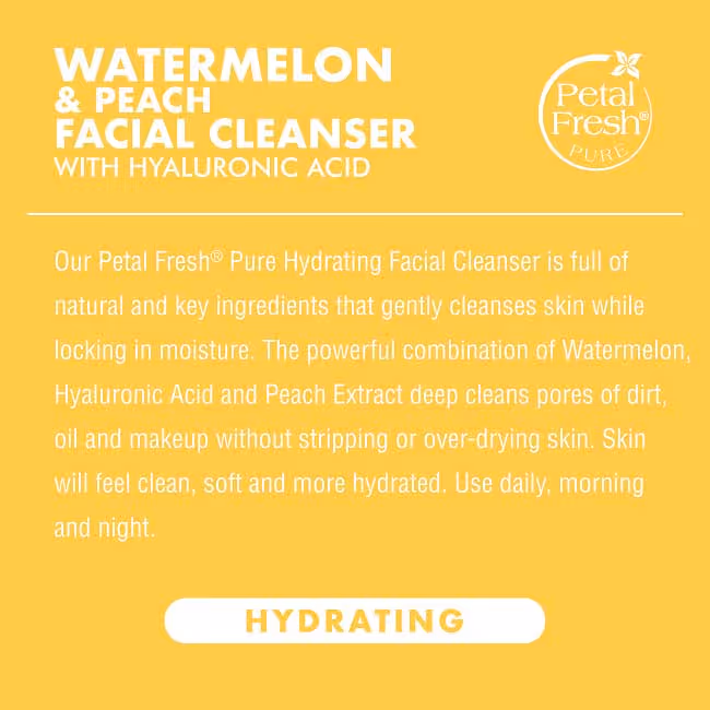 شوینده صورت هندوانه هلوی پتال فرش petal fresh