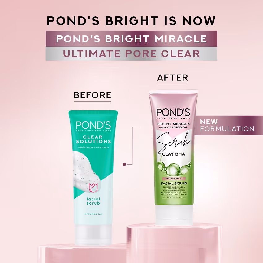 اسکراب ضد جوش صورت پوندز ponds bha clay