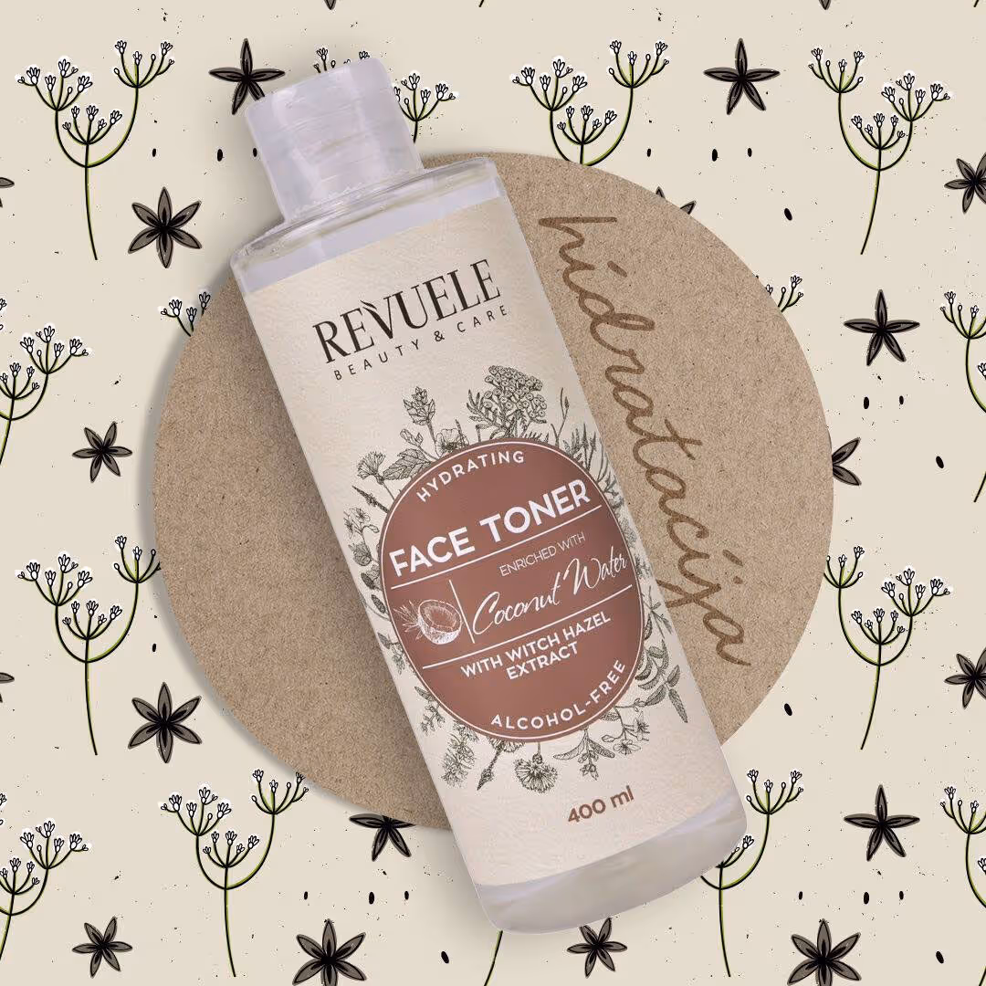 تونر آبرسان آب نارگیل رویول revuele hydrating