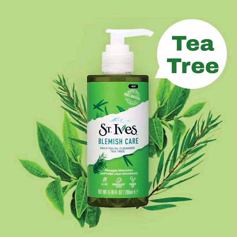 ژل شوینده ضدجوش درخت چای سینت ایوز st ives