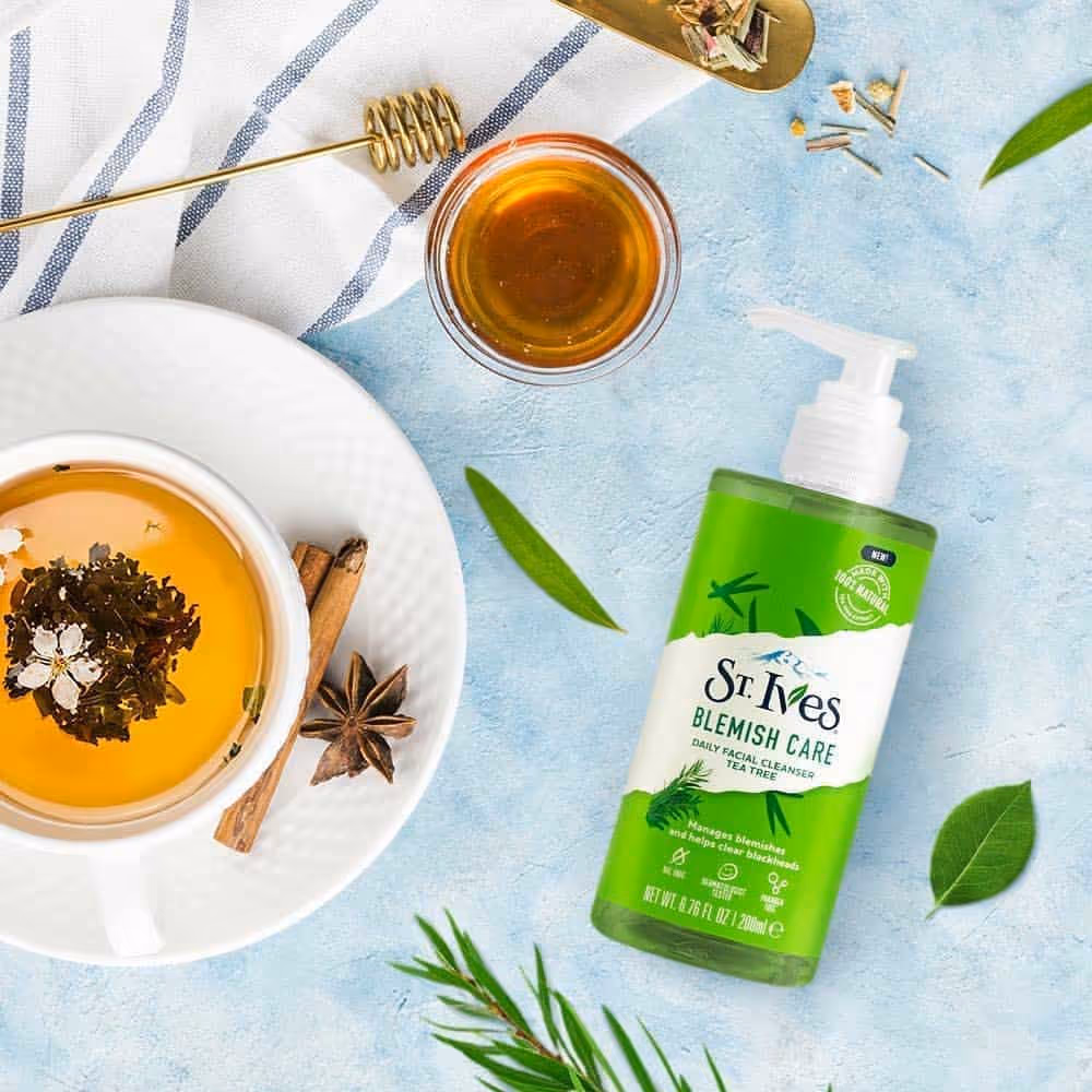 ژل شوینده ضدجوش درخت چای سینت ایوز st ives