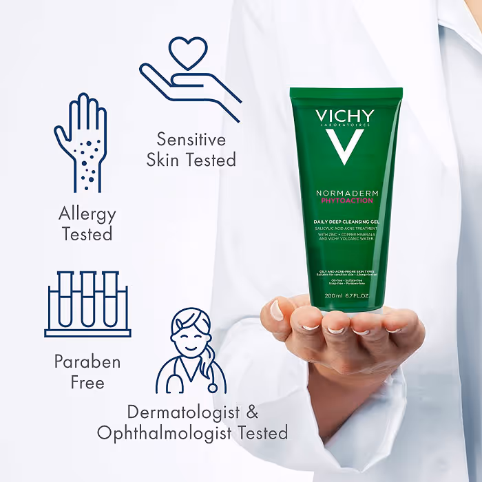 ژل شوینده صورت ویشی نرمادرم vichy normaderm