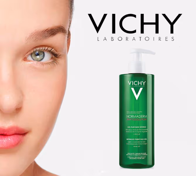 ژل شوینده صورت ویشی نرمادرم vichy normaderm