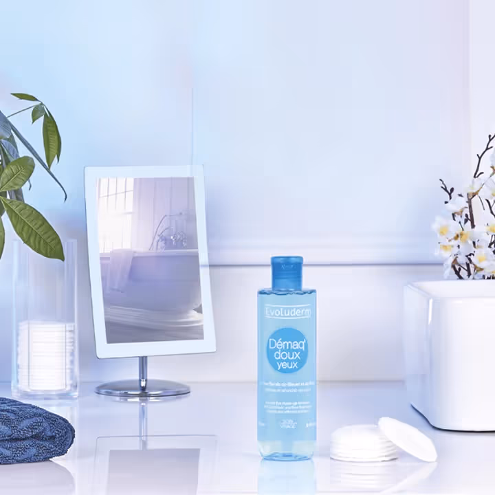 محلول پاک کننده آرایش چشم اولودرم evoluderm