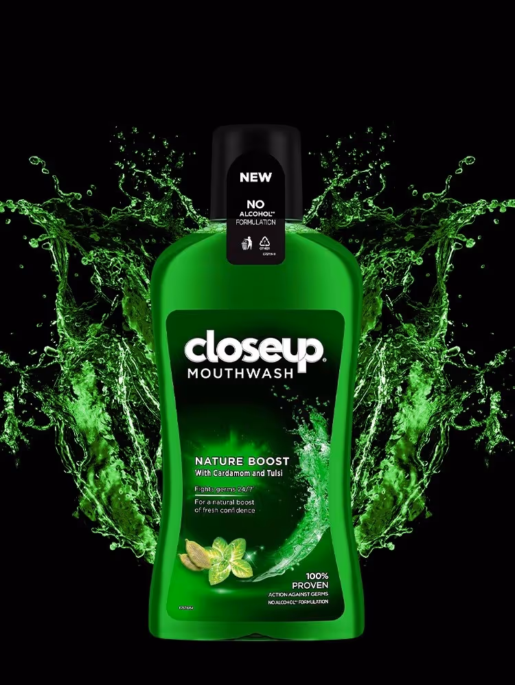 دهانشویه کلوزآپ closeup nature boost