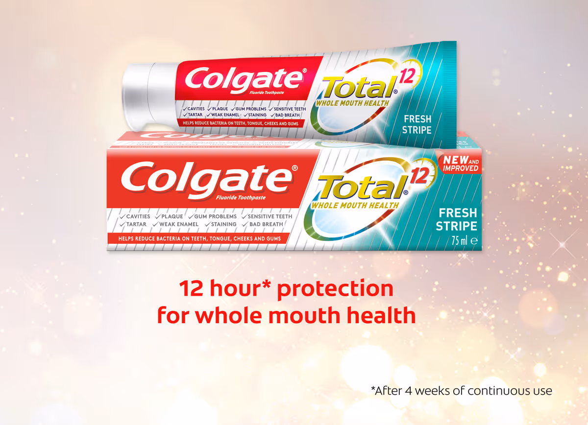 خمیردندان کلگیت توتال colgate total clean