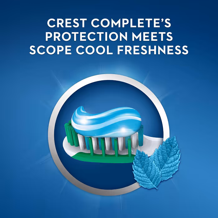 خمیردندان خنک کننده کرست هفت crest complete 7