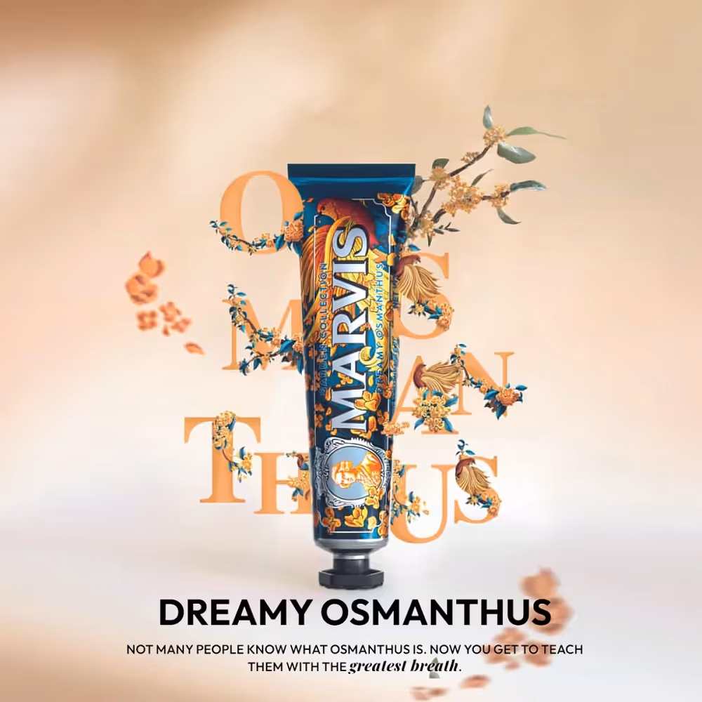 خمیردندان گل اسمانتوس مارویس marvis dreamy