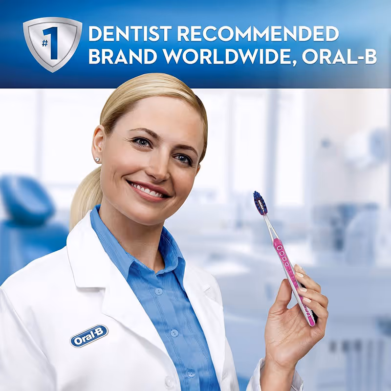 مسواک نرم سفیدکننده اورال بی تری دی وایت oral