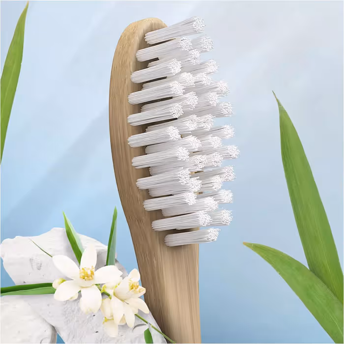 مسواک گیاهی چوب بامبوی اورال بی oral b bamboo