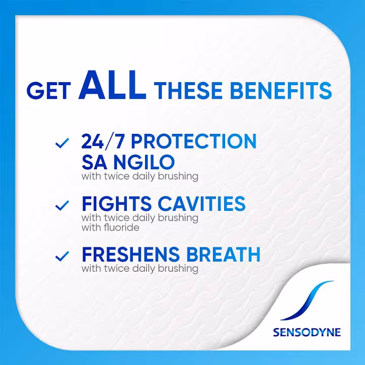 خمیردندان تازگی بخش نعنایی سنسوداین sensodyne