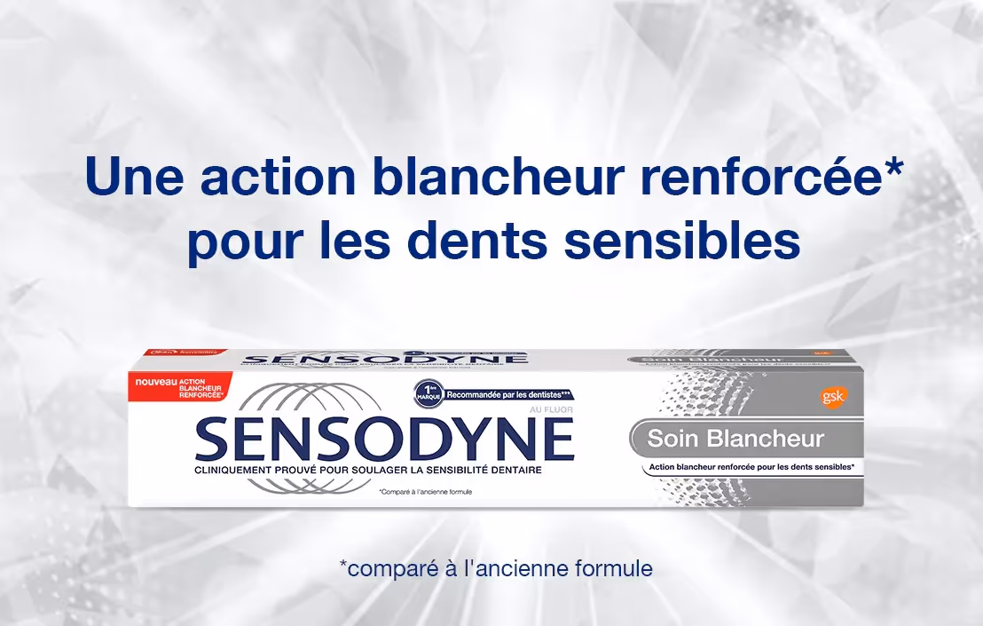 خمیردندان سفیدکننده سنسوداین sensodyne