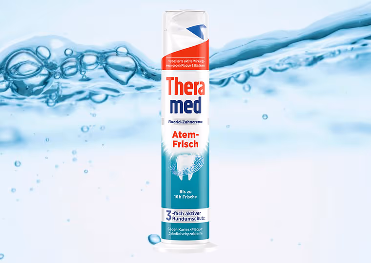 خمیردندان پمپی خنک کننده ترامد theramed atem