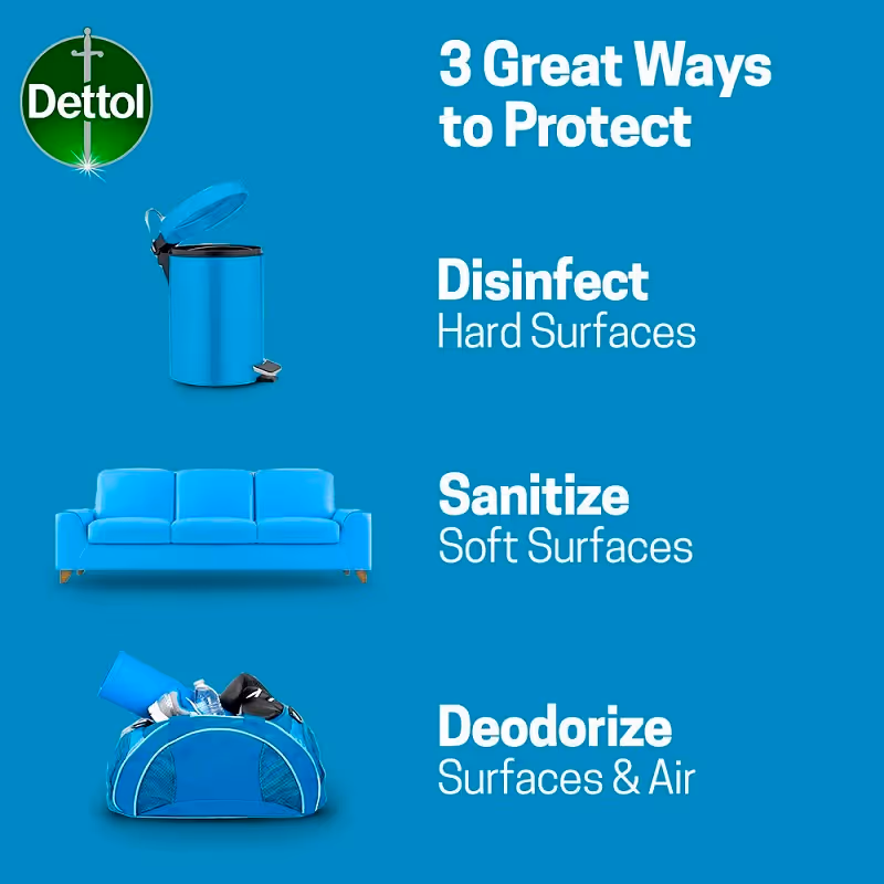 اسپری ضدعفونی کننده سطوح دتول dettol