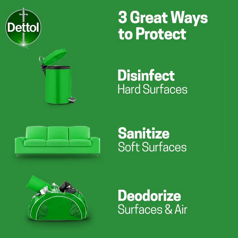 اسپری ضدعفونی کننده سطوح دتول dettol