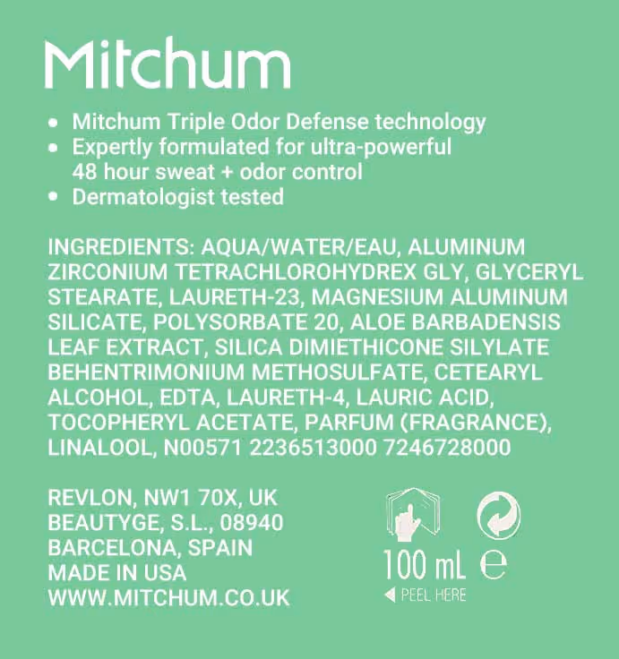 رول ضدتعریق میچام رایحه پودری mitchum powder