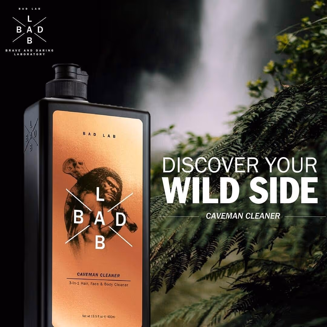 شامپو بدن آقایان بد لب bad lab caveman