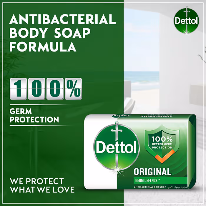 صابون آنتی باکتریال دتول اورجینال dettol