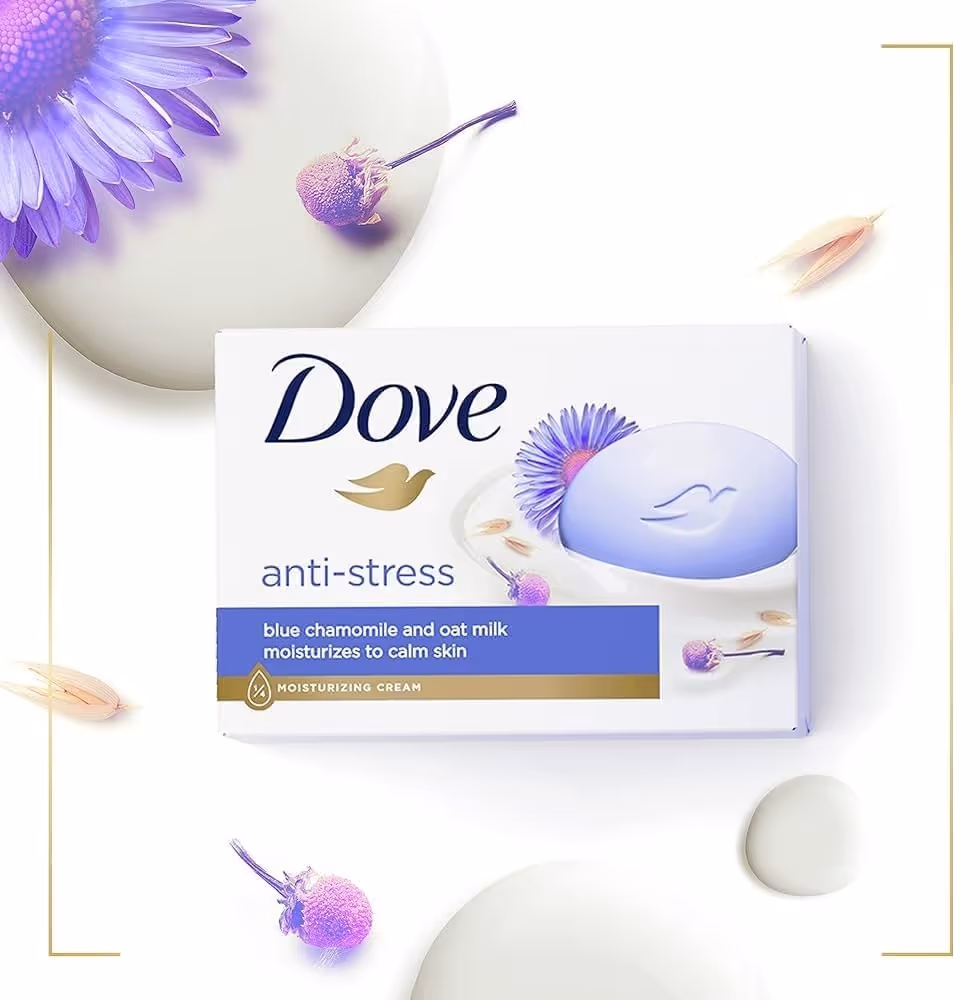 صابون بابونه آبی شیر جو داو dove anti stress
