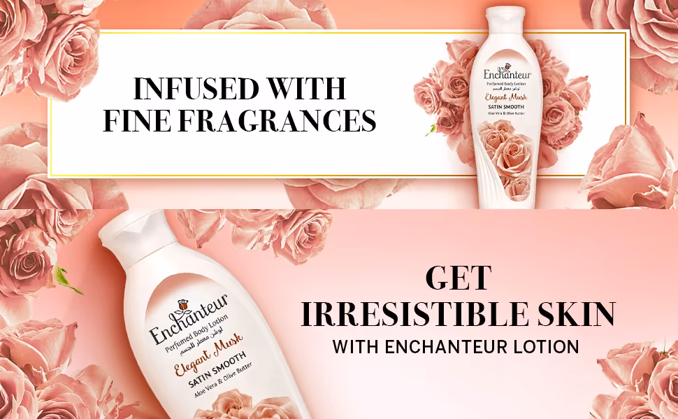 لوسیون بدن انچانتر enchanteur elegant musk