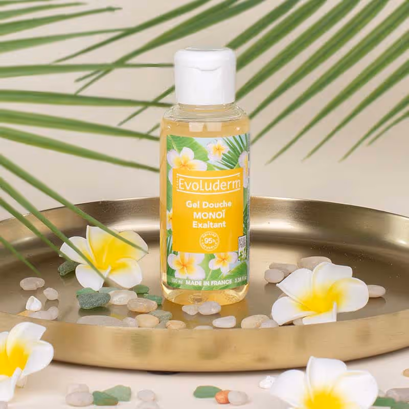 ژل دوش گل یاس نارگیل مونوی اولودرم evoluderm