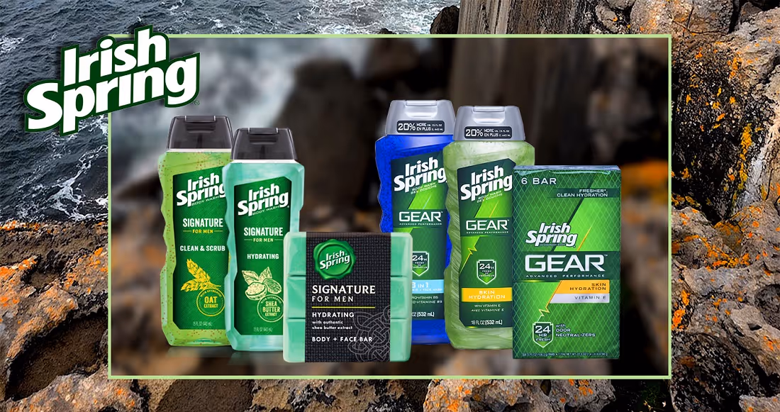ژل دوش آقایان ایریش اسپرینگ irish spring gear